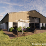 Vernacular Homes - computer generated image of the exterior of a barn conversion in East Kent